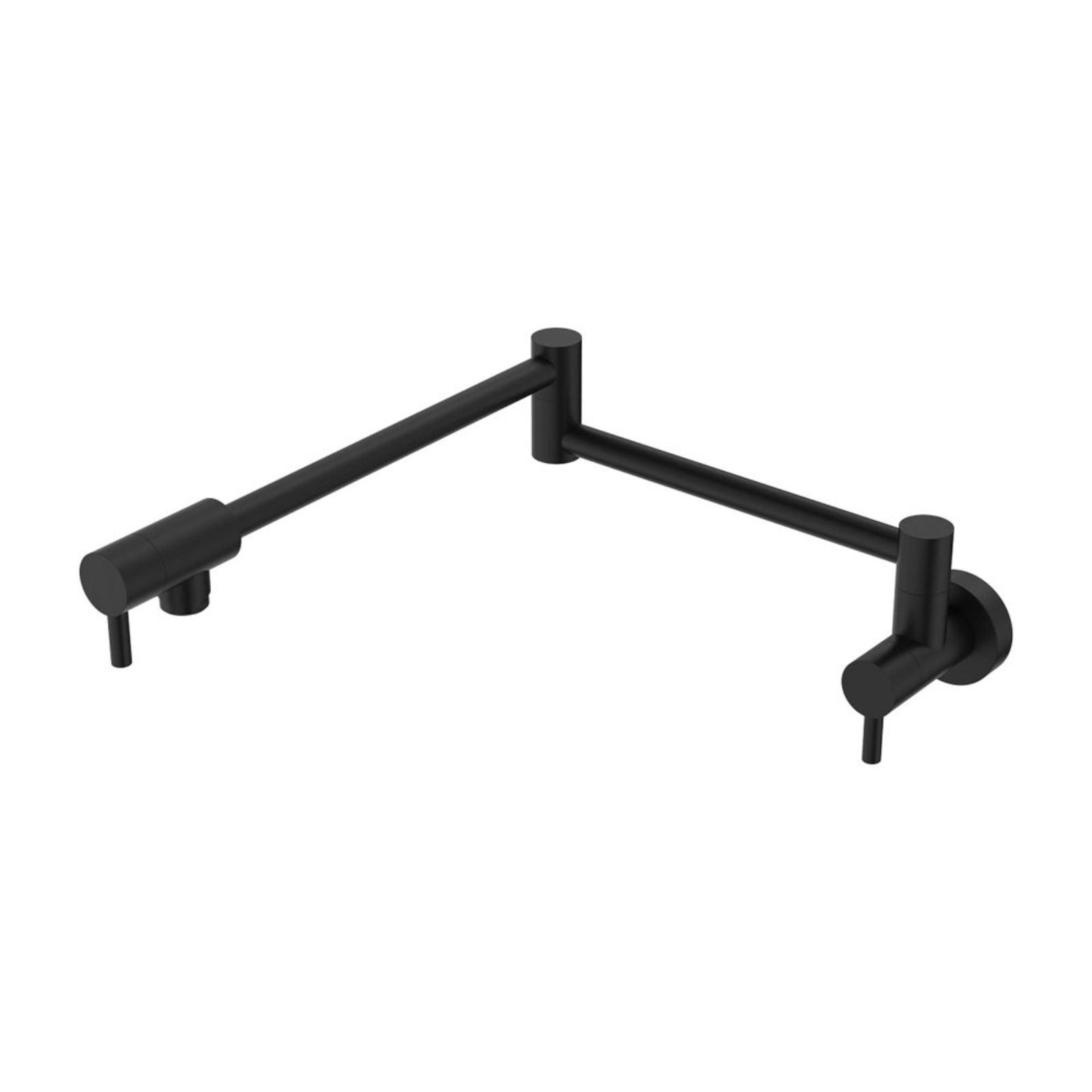 Extended 2 Fienza Kaya Pot Filler Wall Mixer Matte Black 228120B-LF - The Blue Space
