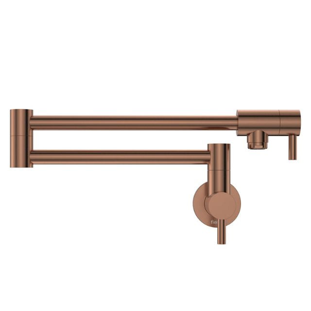 Fienza Kaya Pot Filler Wall Mixer Brushed Copper 228120CO - The Blue Space