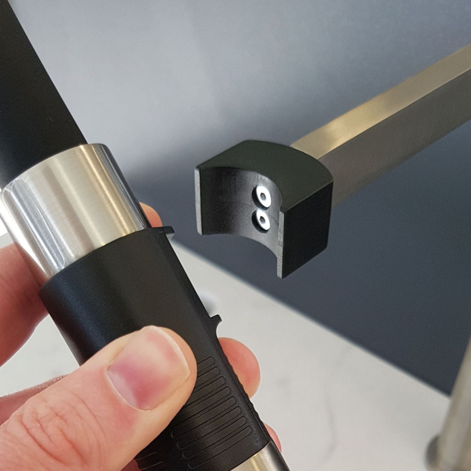 Lifestyle 3 Fienza Kaya Pull Down Sink Mixer Brushed Nickel 228109BN-LF - The Blue Space