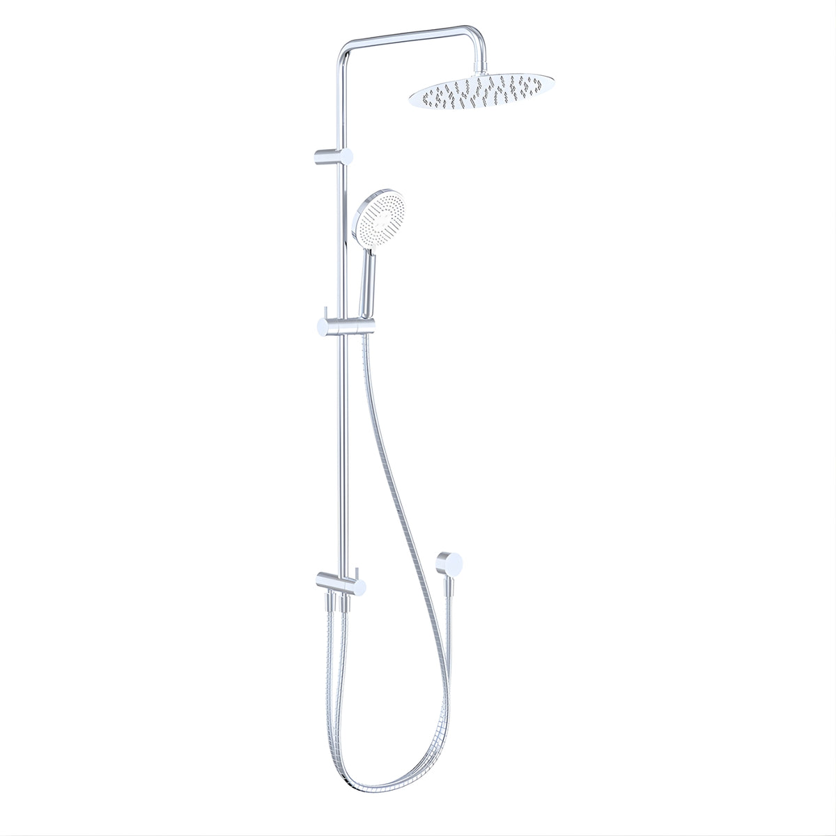Full Fienza Kaya Retrofit Twin Shower - Chrome 455101 - The Blue Space