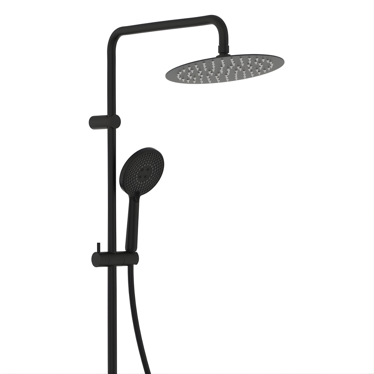 Fienza Kaya Retrofit Twin Shower - Matte Black 455101B - The Blue Space