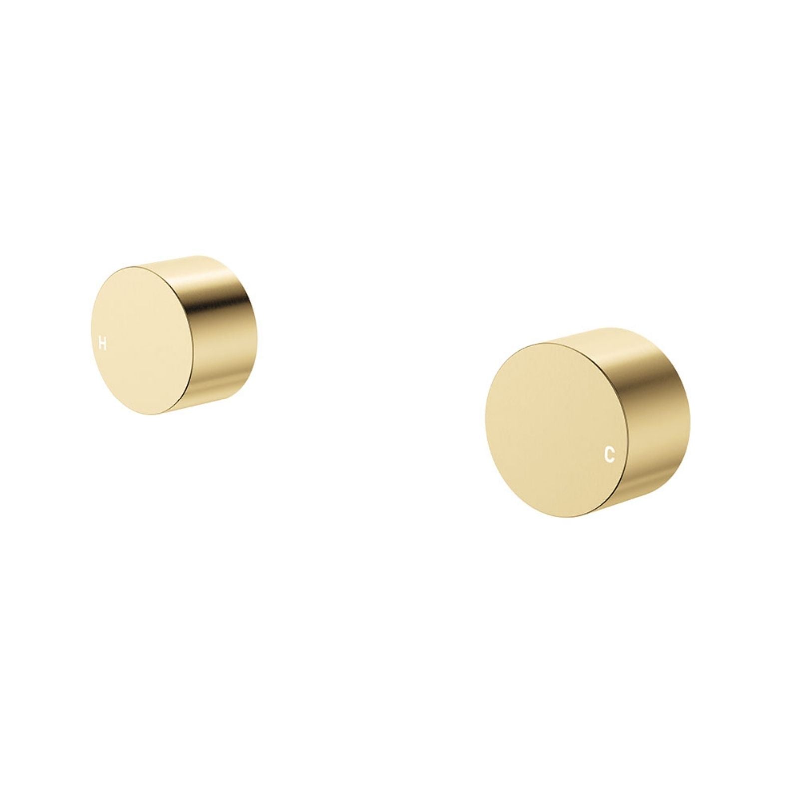 Fienza Kaya Round Wall Taps Urban Brass 338104UB-LF - The Blue Space