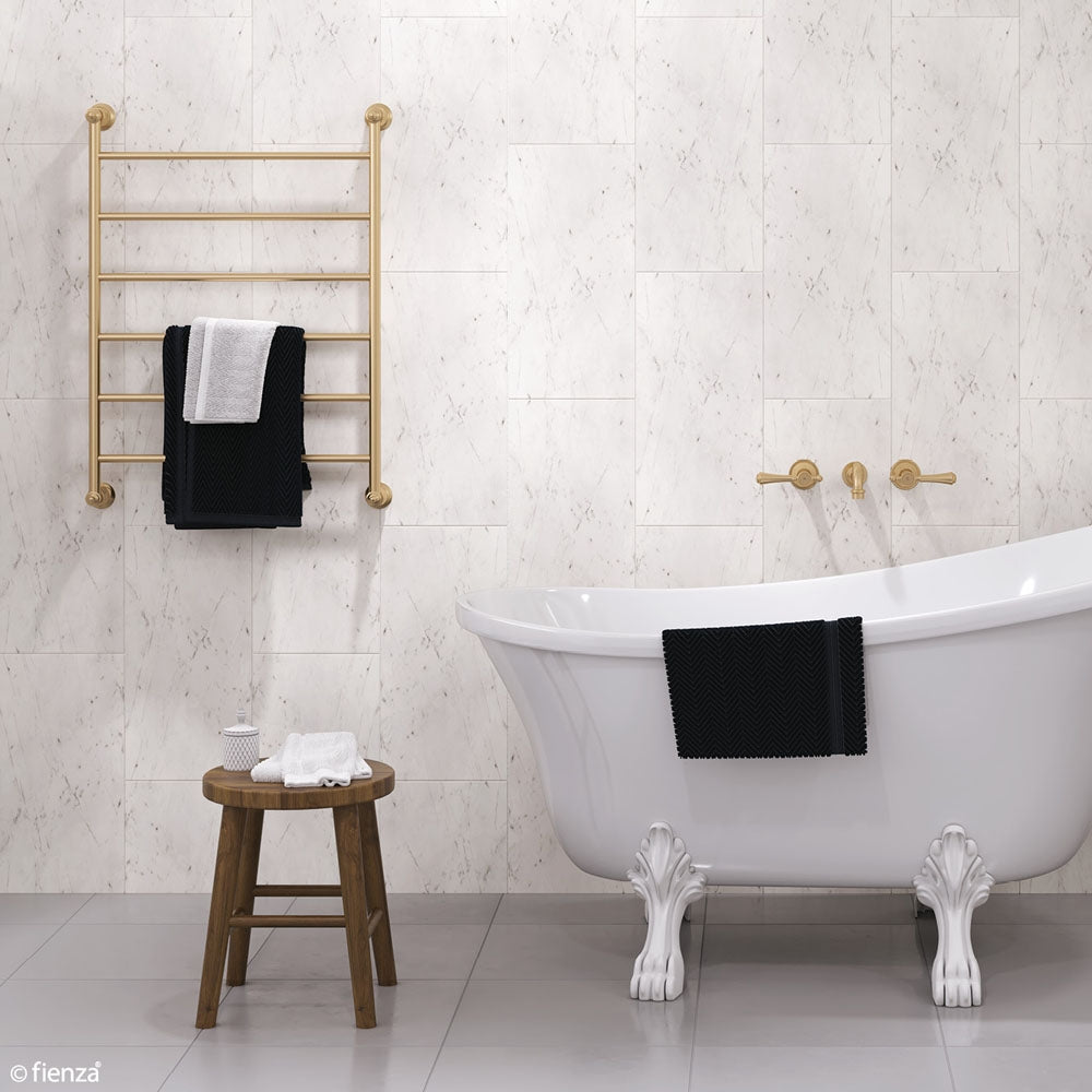 Lifestyle 4 Fienza Lillian Heated Towel Rail 600 x 800mm Urban Brass 8106080UB - The Blue Space