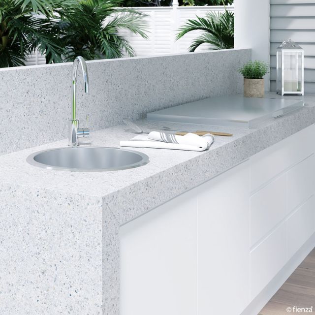 Buy Fienza Tiva Kitchen Sink Round Bowl 19L NTH 430X180mm 68103 - The Blue Space
