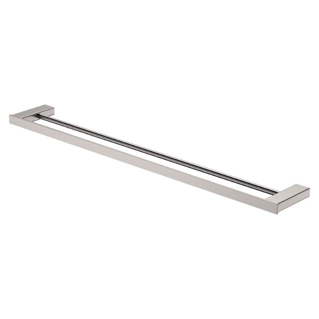Fienza Tono Double Towel Rail 810mm Brushed Nickel 85108800BN - The Blue Space