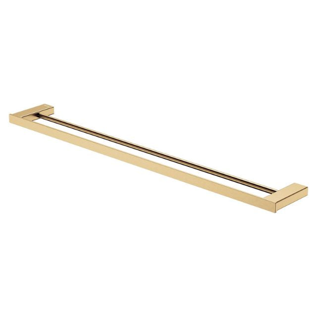 Fienza Tono Double Towel Rail 810mm Urban Brass 85108800UB - The Blue Space