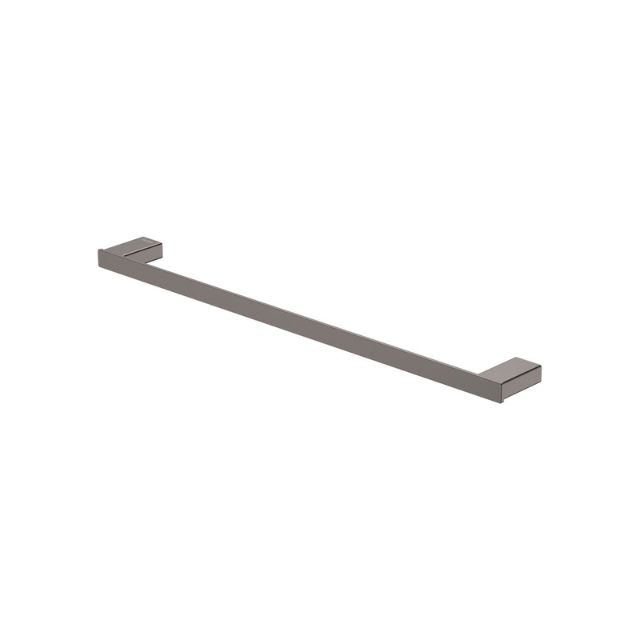 Fienza Tono Single Towel Rail 610mm Gun Metal 85101600GM - The Blue Space
