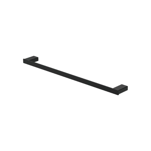 Fienza Tono Single Towel Rail 610mm Matte Black 85101600MB - The Blue Space