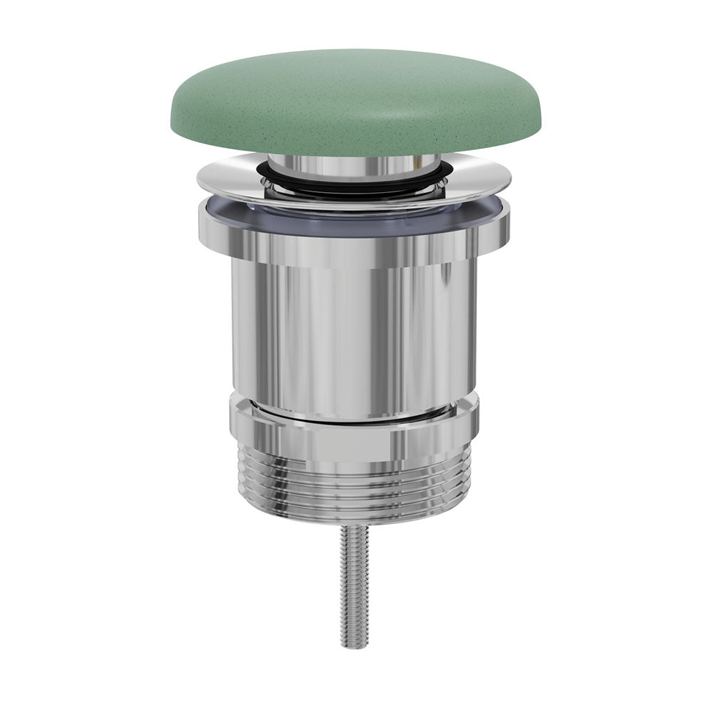 Fienza Universal Pop-Up / Pull-Out Basin Waste Sage Concrete WAS72SG - The Blue Space