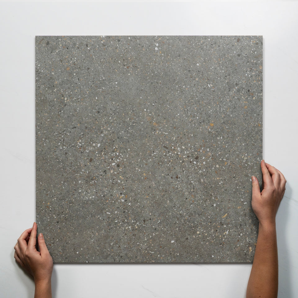 Frankie Light Grey Lappato Porcelain Tile 600 x 600mm