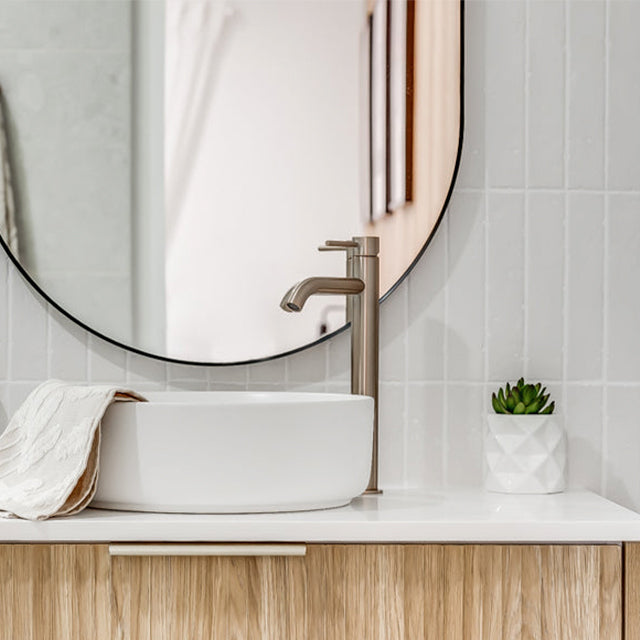 Full White Blaire Brick Tile Textured Gloss 45 x 230 x 8mm Porcelain | The Blue Space