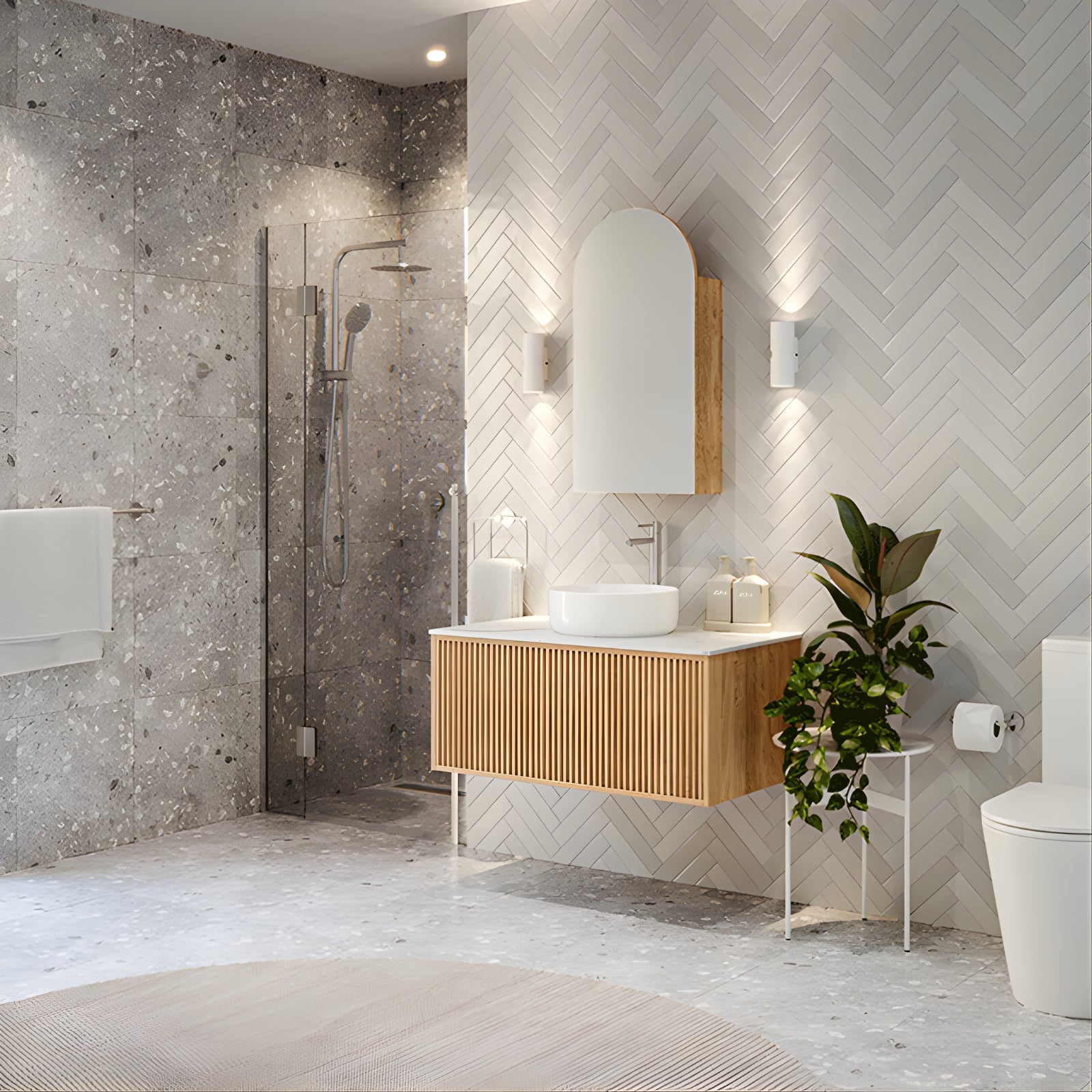 Indigo Matte Black Full Bathroom Package