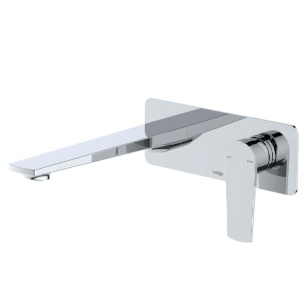 Indigo Savina Wall Basin/Bath Mixer 225mm Chrome