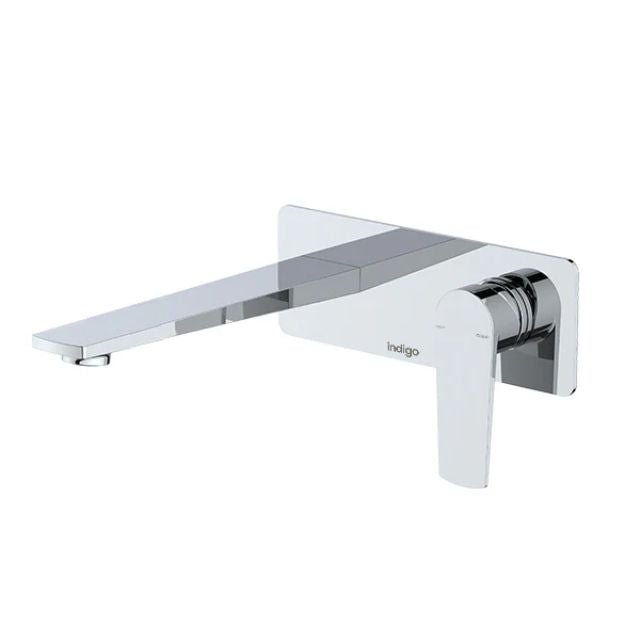 Indigo Savina Wall Bath Mixer 225mm Chrome US5609CH | The Blue Space