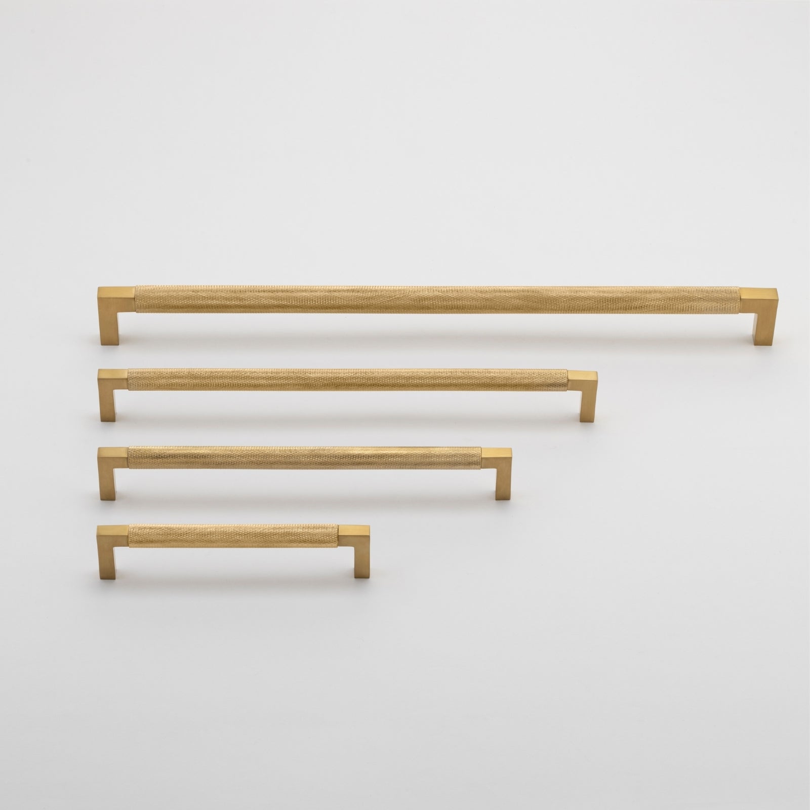 All Size Iver Brunswick 320mm Cabinet Pull Handle Brushed Gold PVD 22130 - The Blue Space