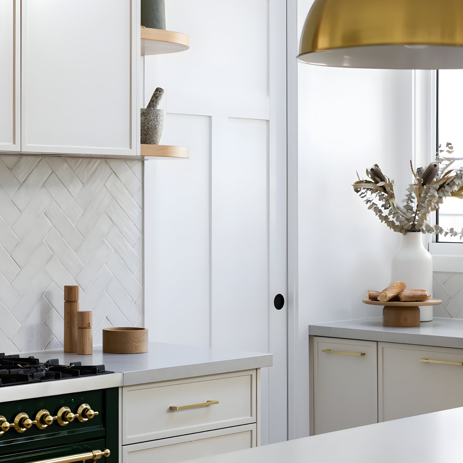 Project Image Iver Cali 160mm Cabinet Pull Handle Brushed Brass SDG-0556 - The Blue Space