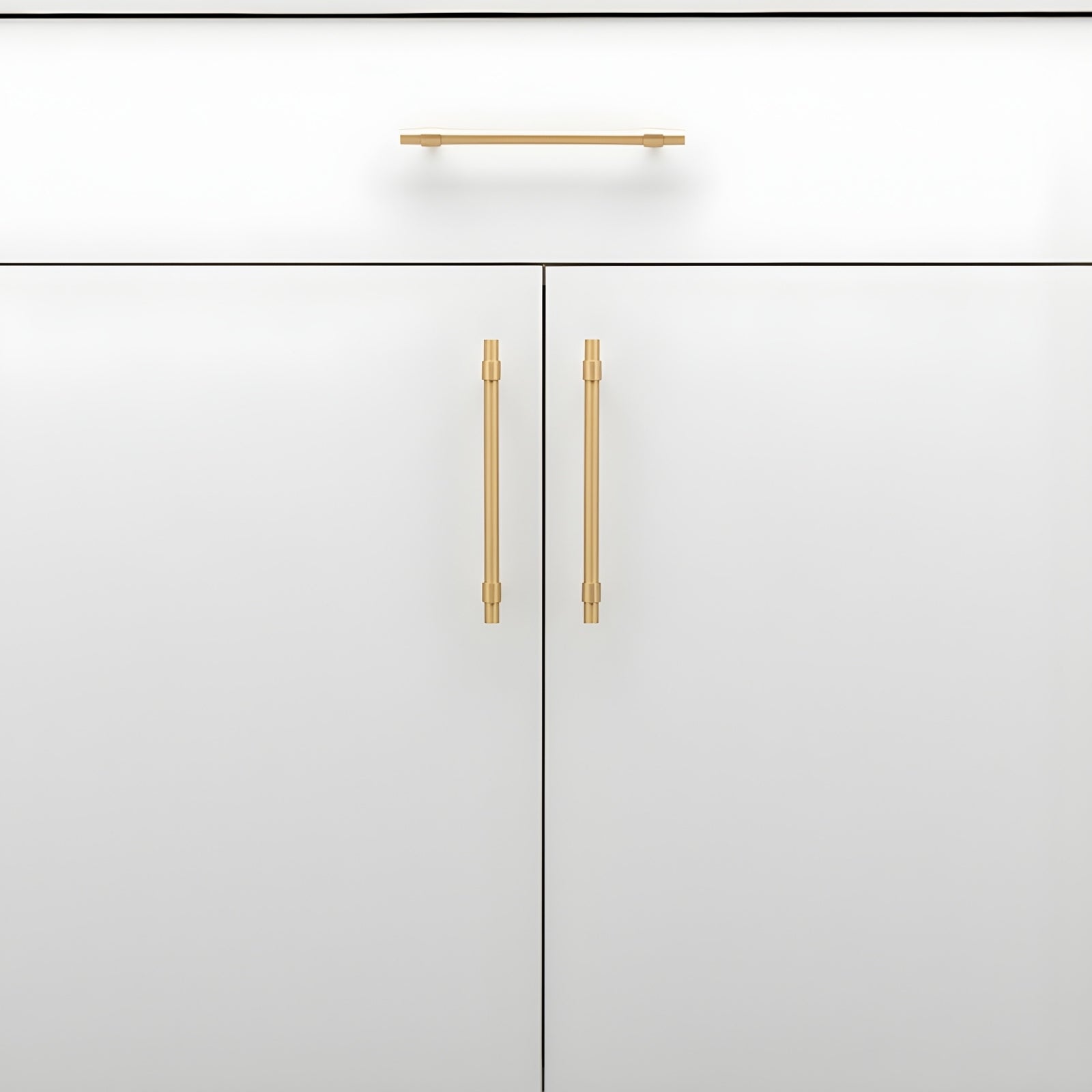 Detail2 Iver Helsinki 160mm Cabinet Pull Handle Brushed Brass 21016 - The Blue Space