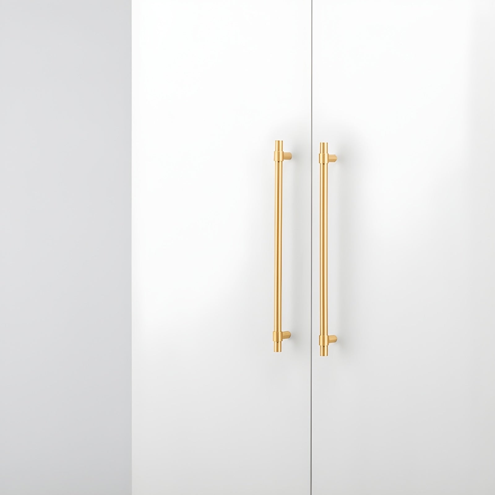 Detail2 Iver Helsinki 256mm Cabinet Pull Handle Brushed Brass 21026 - The Blue Space