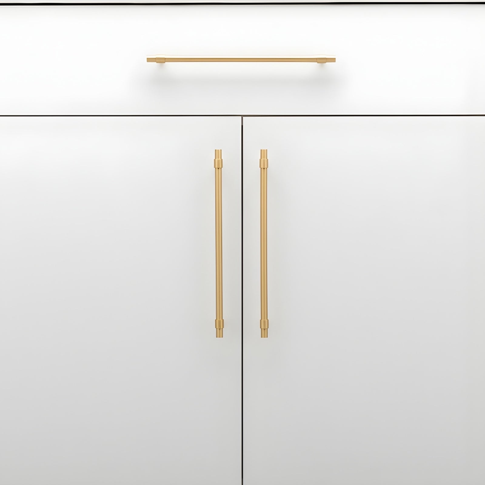 Detail3 Iver Helsinki 256mm Cabinet Pull Handle Brushed Brass 21026 - The Blue Space