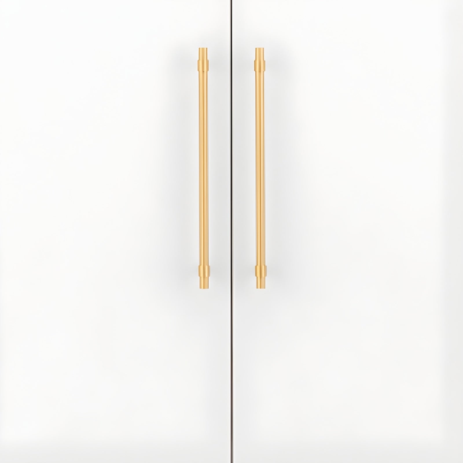 Detail4 Iver Helsinki 256mm Cabinet Pull Handle Brushed Brass 21026 - The Blue Space