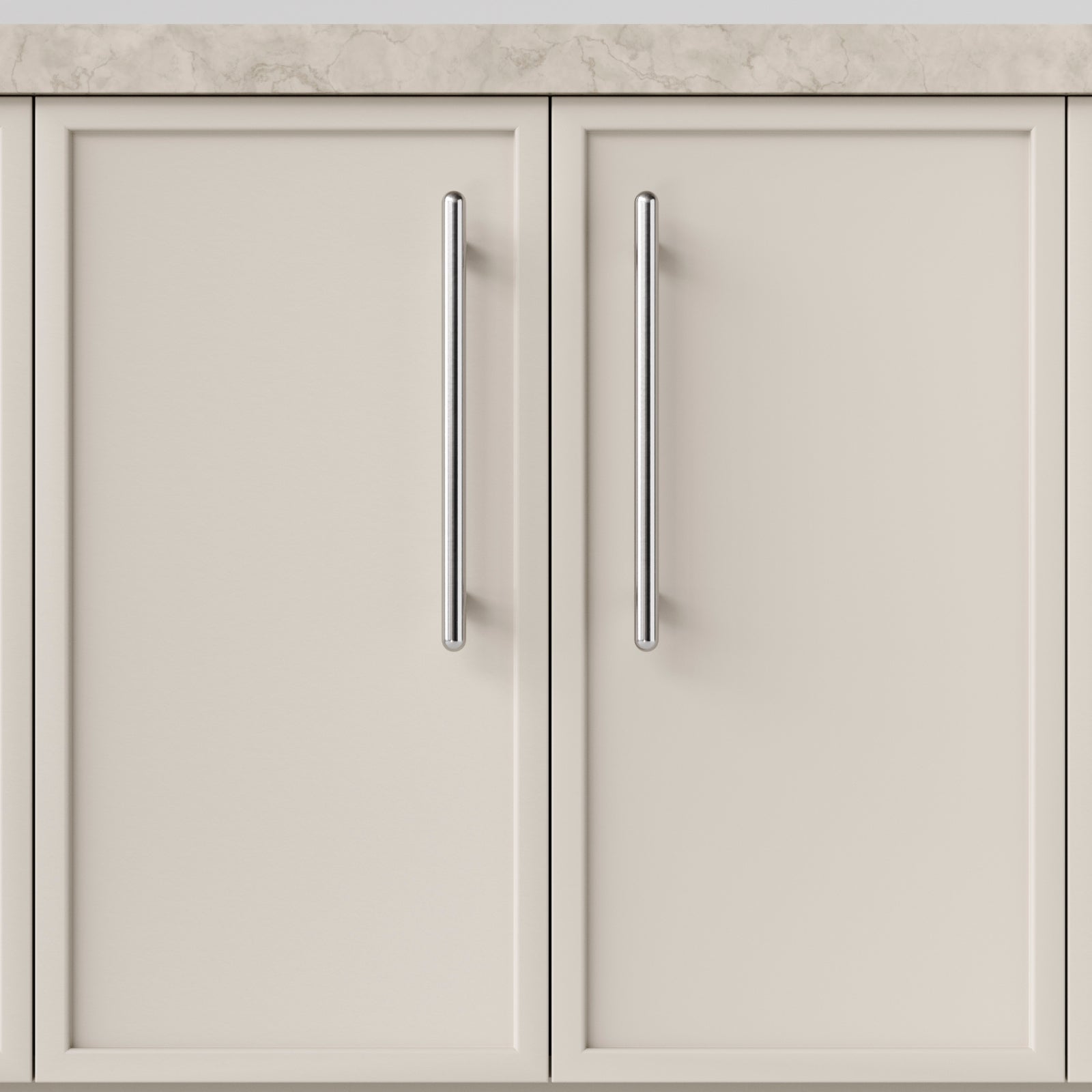 Hero Iver Puerto 256mm Cabinet Pull Handle Polished Chrome 24054 - The Blue Space