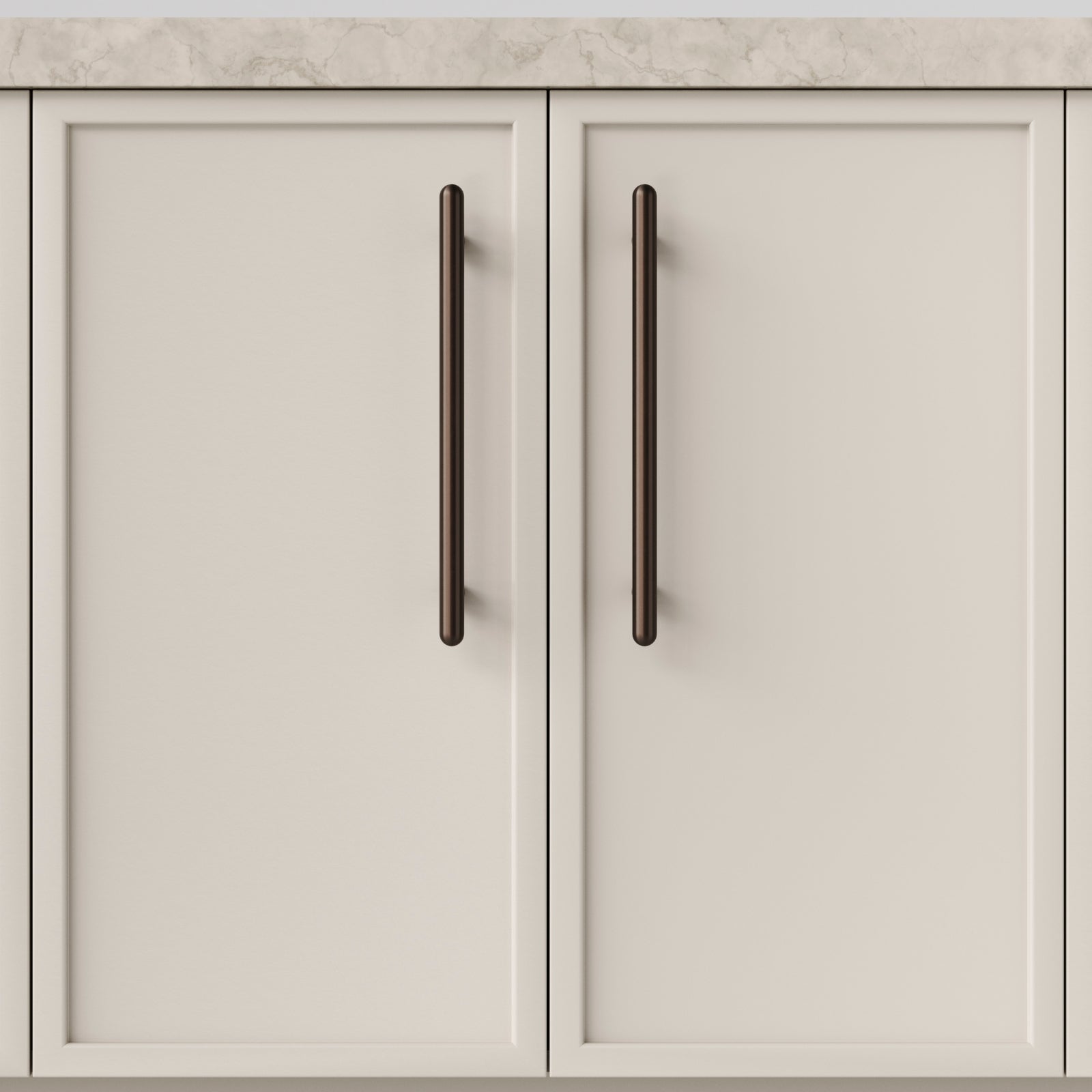 Hero Iver Puerto 256mm Cabinet Pull Handle Signature Brass 24052 - The Blue Space