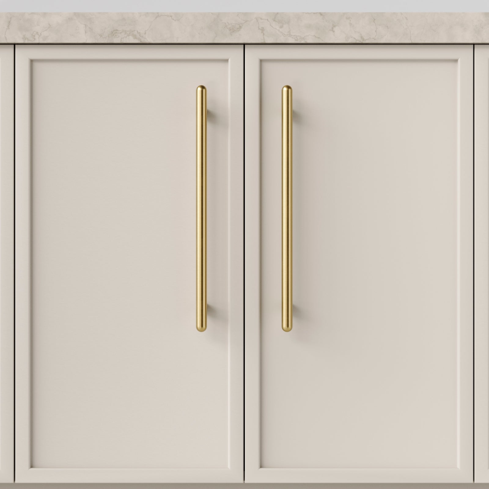 Hero Iver Puerto 320mm Cabinet Pull Handle Brushed Gold PVD 24060 - The Blue Space