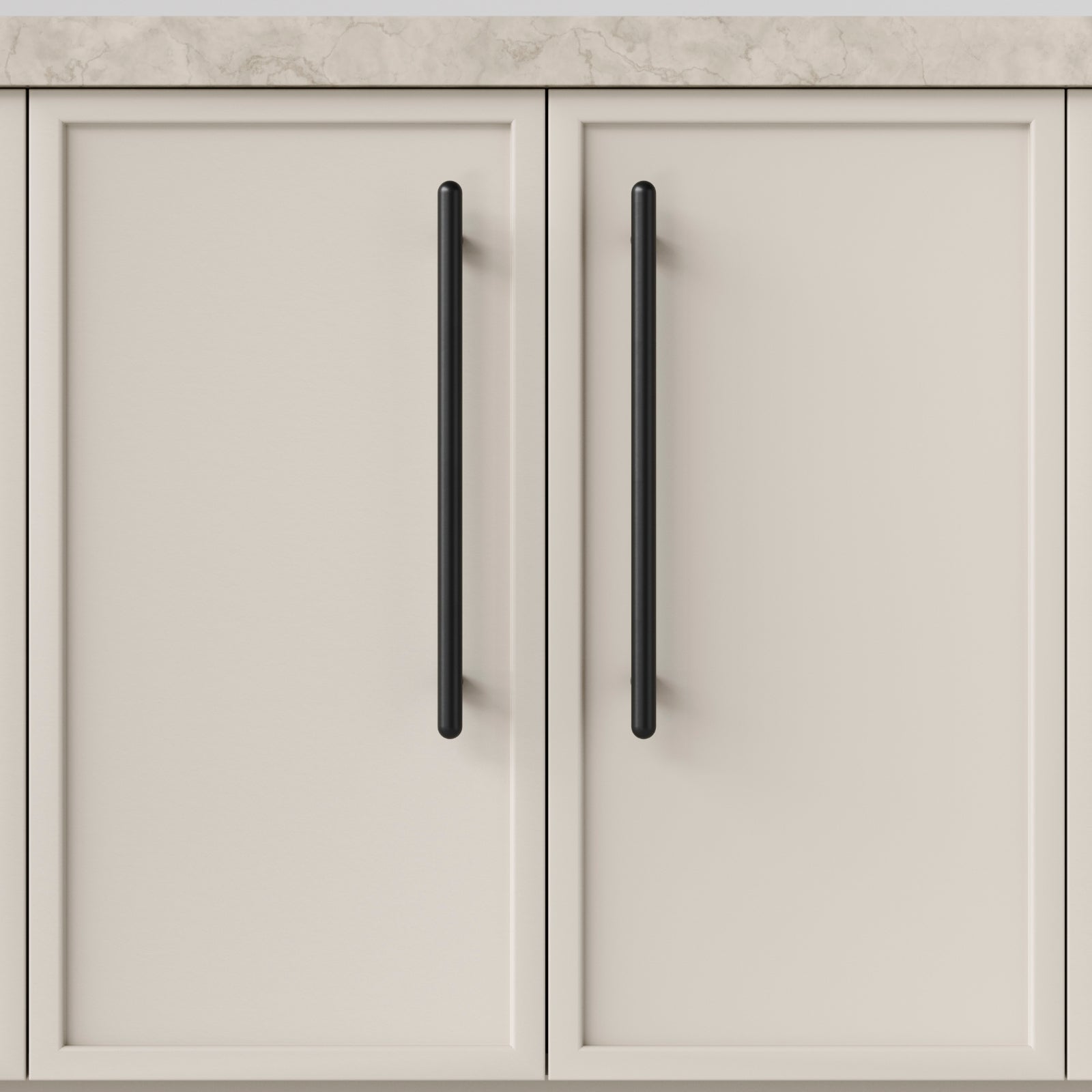 Hero Iver Puerto 320mm Cabinet Pull Handle Matte Black 24063 - The Blue Space