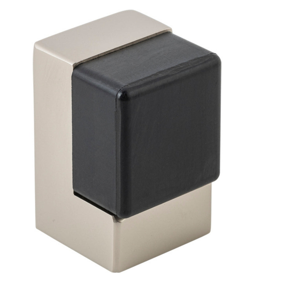 Iver Square Door Stop Satin Nickel