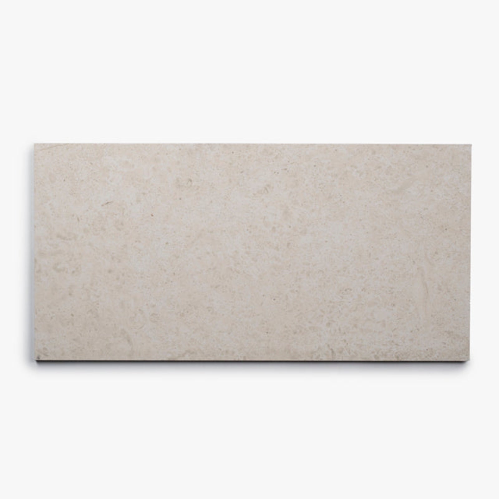 Looks Ivory Myra Limestone Tile Matt 300 x 600 x 10mm Porcelain - The Blue Space