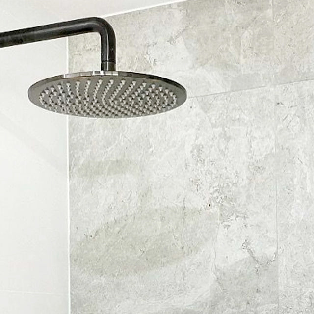 Ivory Tilly Tundra Stone Tile Matte Tech Grip 600 x 600 x 10mm Porcelain | The Blue Space