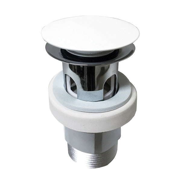 ADP Universal Ultra Mush Waste-Gloss White and Chrome by ADP - The Blue Space