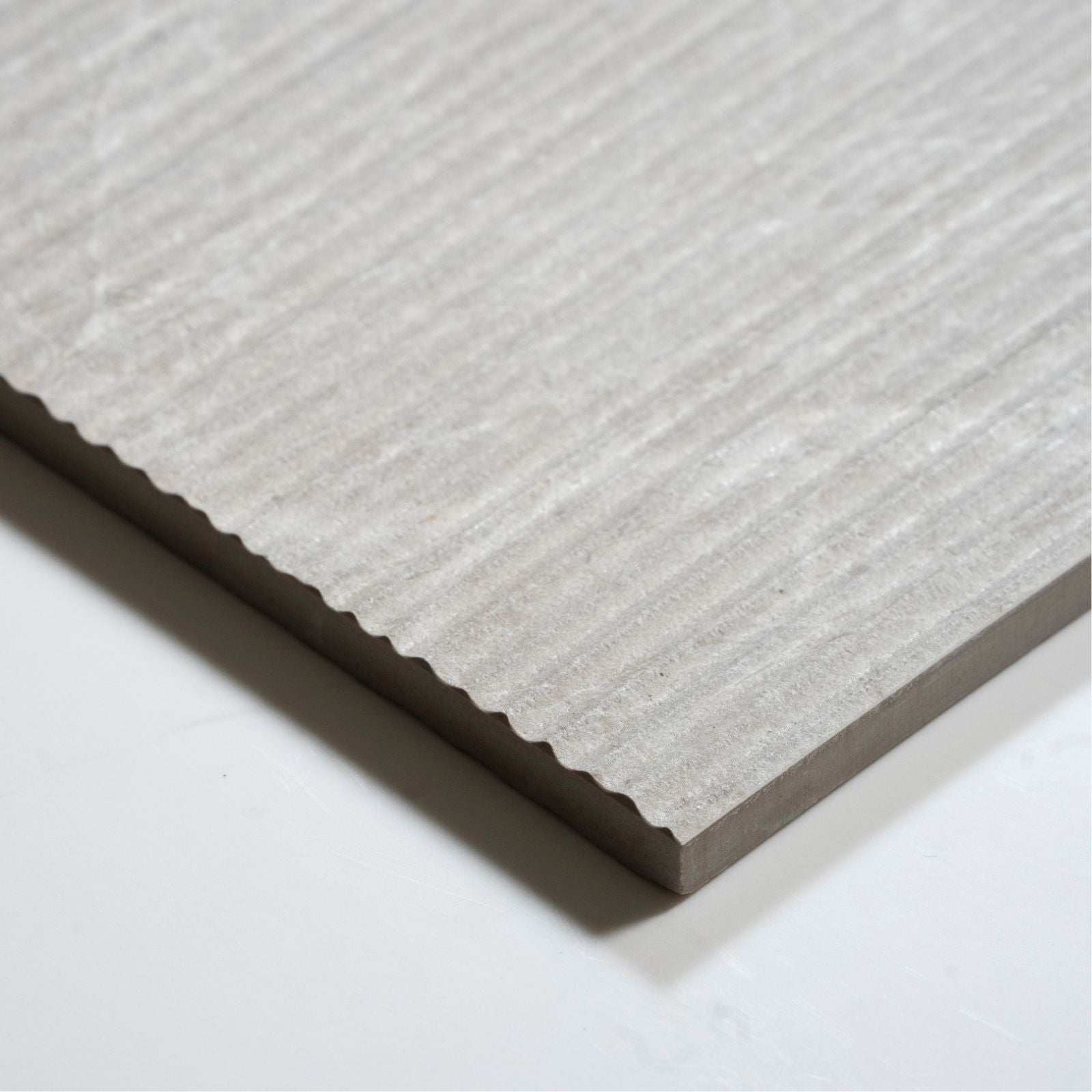 Kew Pearl Ribbed Decor Porcelain Tile 300 x 600mm PISBIF1 - The Blue Space