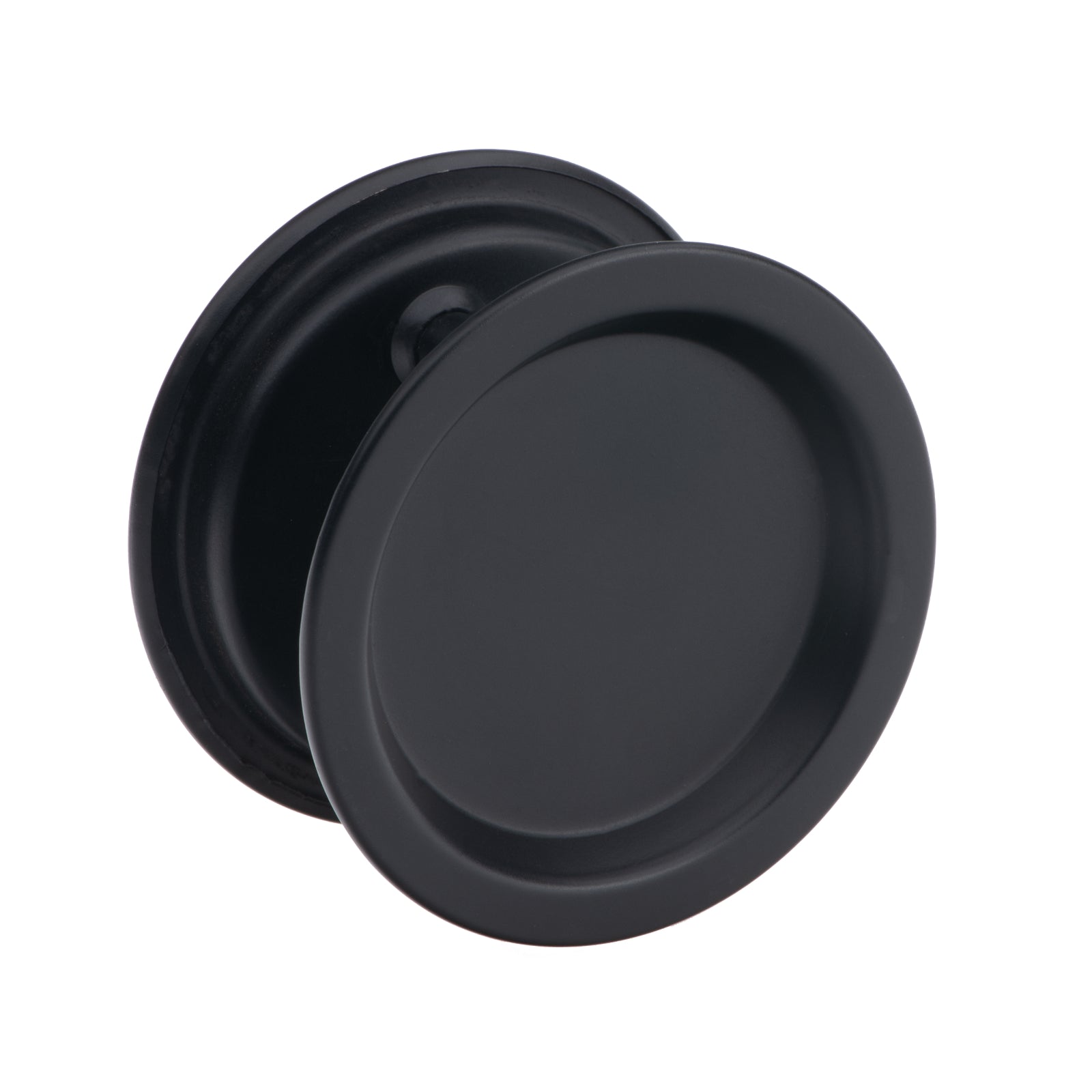 Lane Cavity Slider Passage Round Matte Black L525382 - The Blue Space