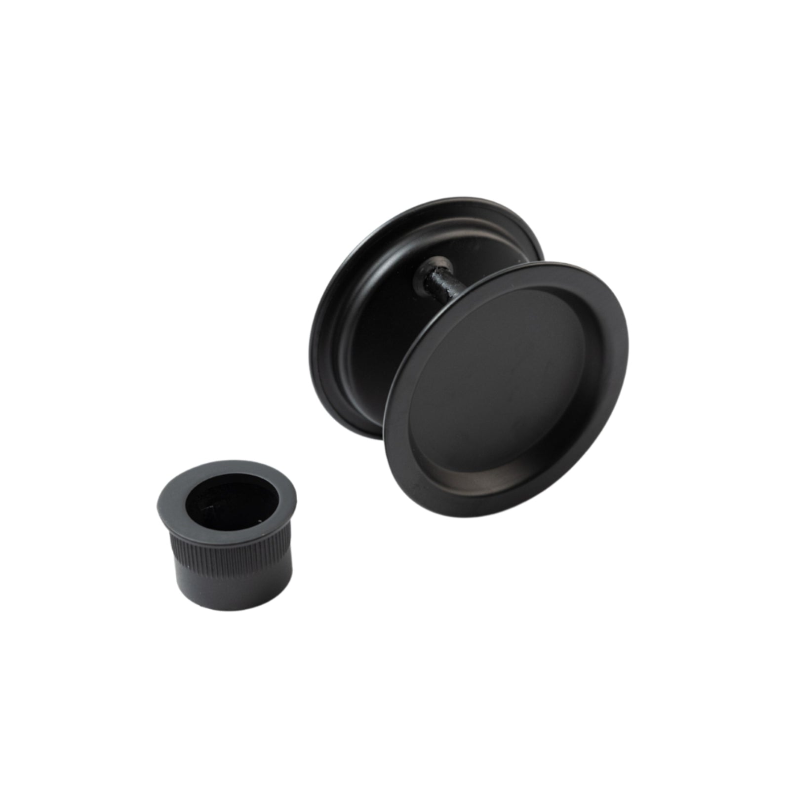 Set Lane Cavity Slider Passage Round Matte Black L525382 - The Blue Space