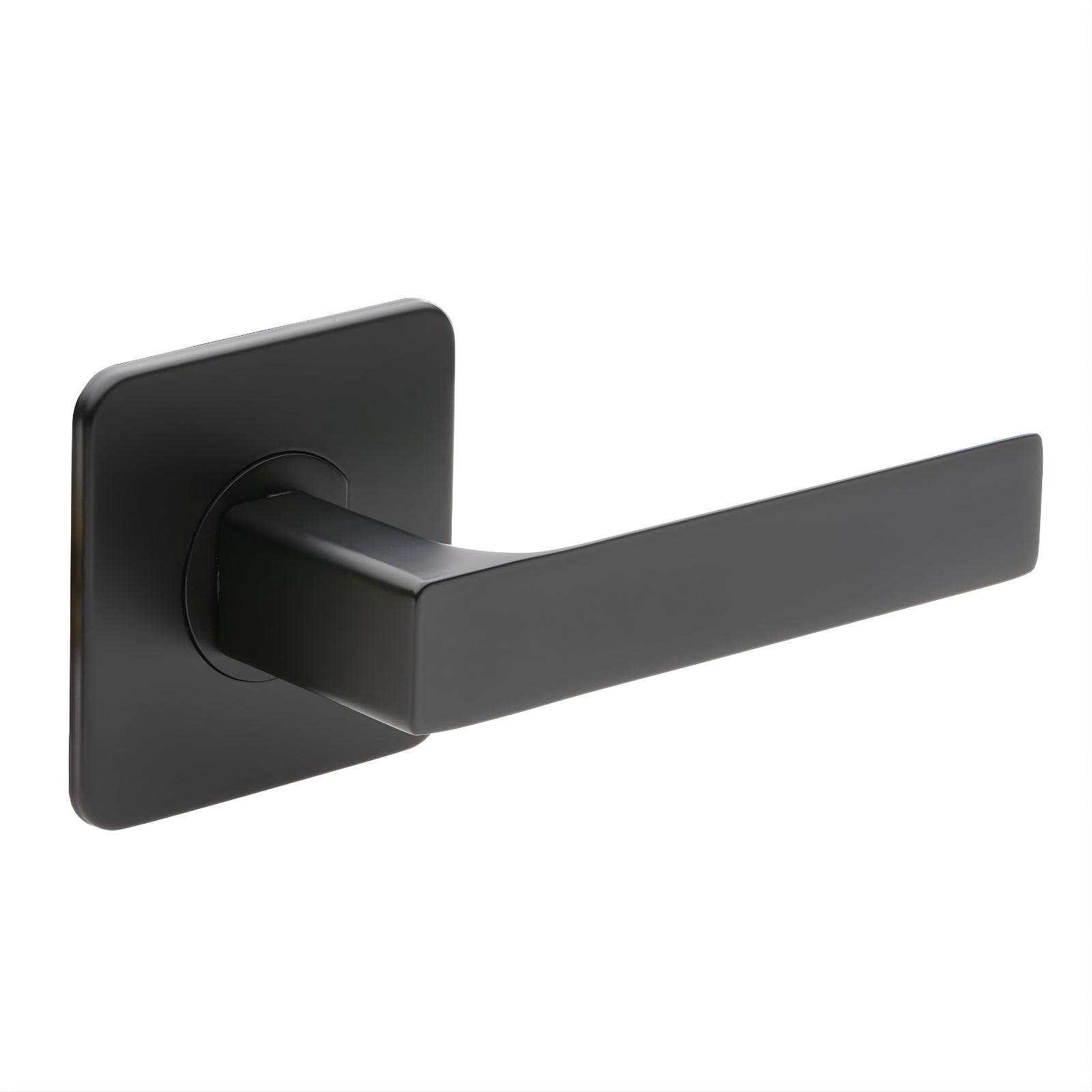 Lane Evie Passage Lever Set Matte Black L521698 - The Blue Space