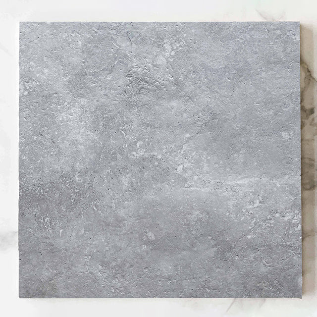 Light Grey Luna Limestone Tile Honed P2 600 x 1200 x 10mm Porcelain | The Blue Space