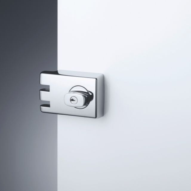 Lockwood 355 Double Cylinder Deadlock Chrome Plate