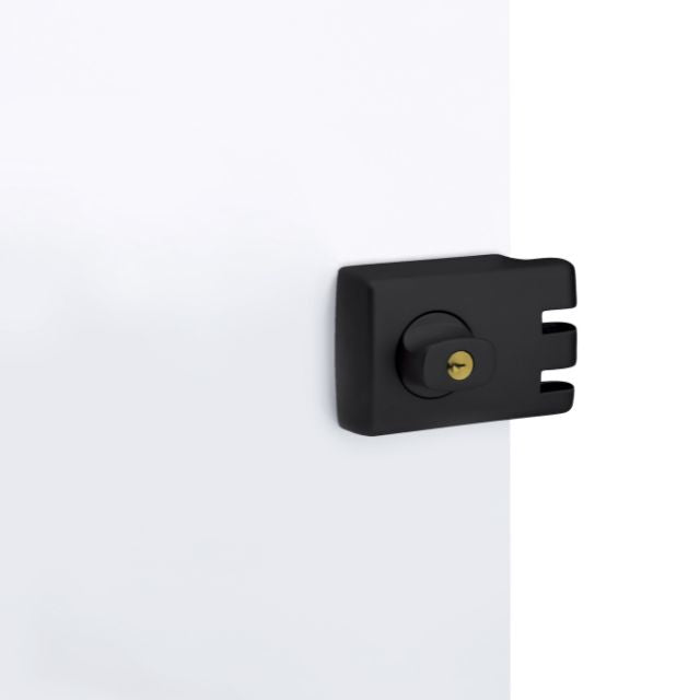 3D Lockwood 355 Double Cylinder Deadlock Matte Black 355-NMBKDP - The Blue Space