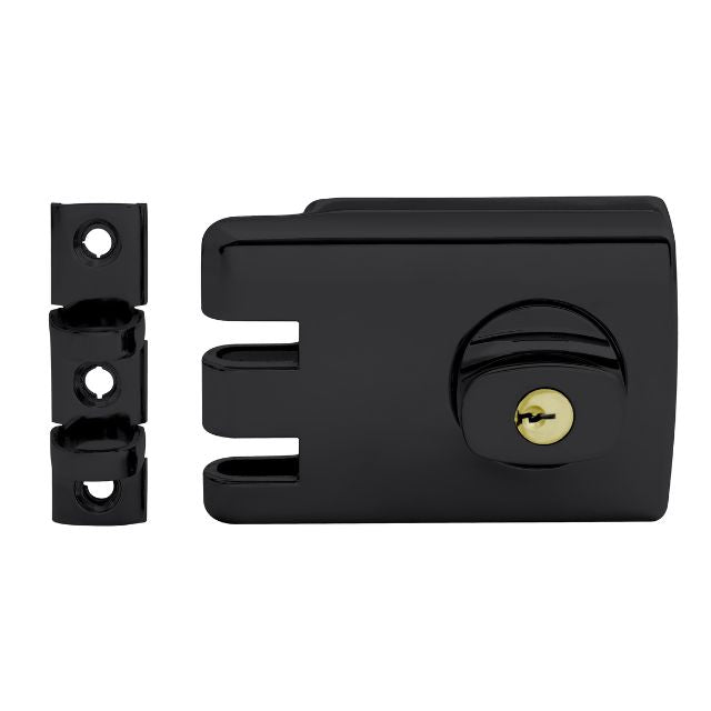 Exterior Lockwood 355 Double Cylinder Deadlock Matte Black 355-NMBKDP - The Blue Space