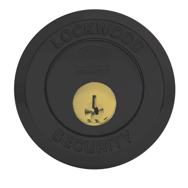 Key House Lockwood 355 Double Cylinder Deadlock Matte Black 355-NMBKDP - The Blue Space