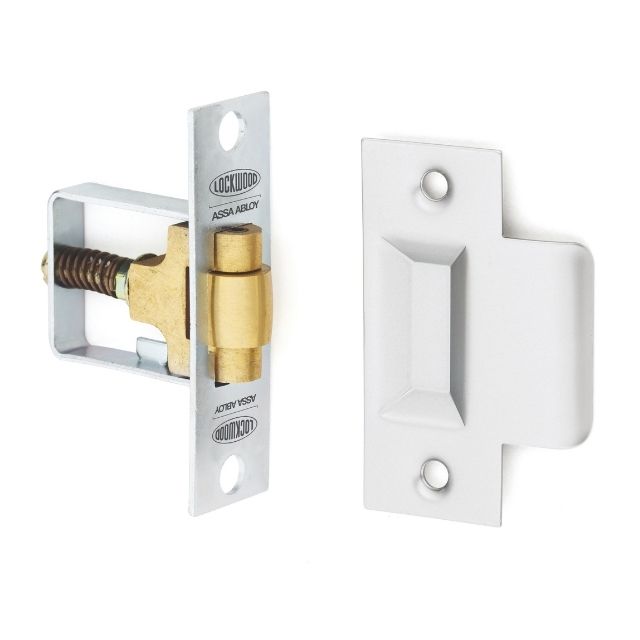 Lockwood 7580 Roller Bolt Satin Chrome 7580SC - The Blue Space