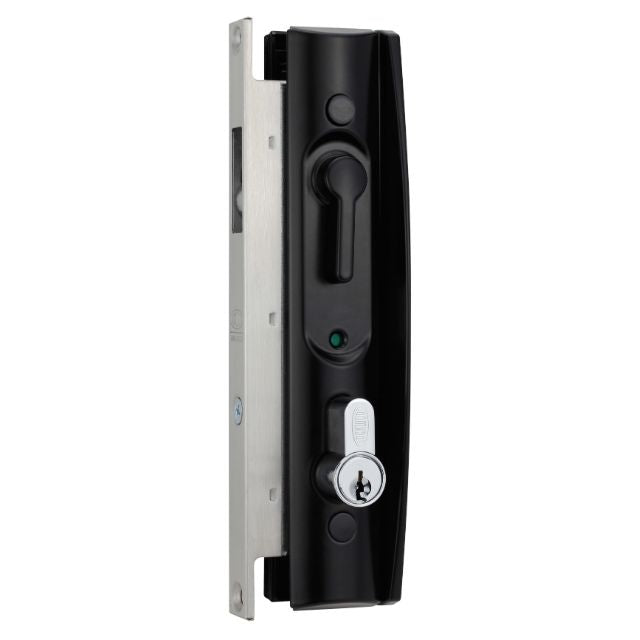 Lockwood 8653 Sliding Security Screen Door Lock Black 8653BLKDP - The Blue Space