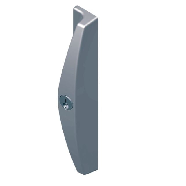 Side Lockwood Onyx Dual Handed Patio Sliding Door Lock Silver 9A1A2/5PSILDP - The Blue Space