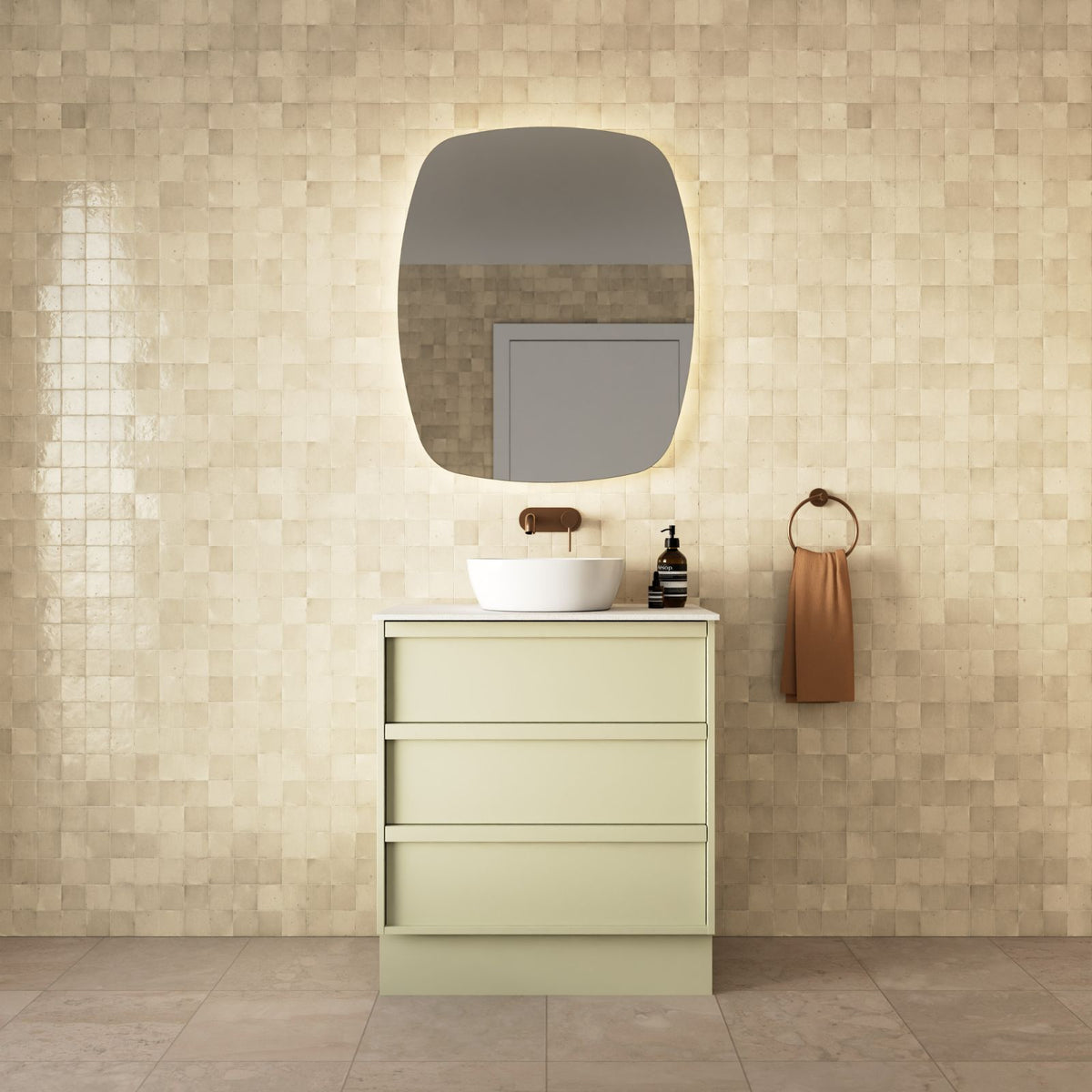 Marquis Marlo Floor Standing Vanity with Kickboard and Symphony Top MARLO2-FS-ST - The Blue Space