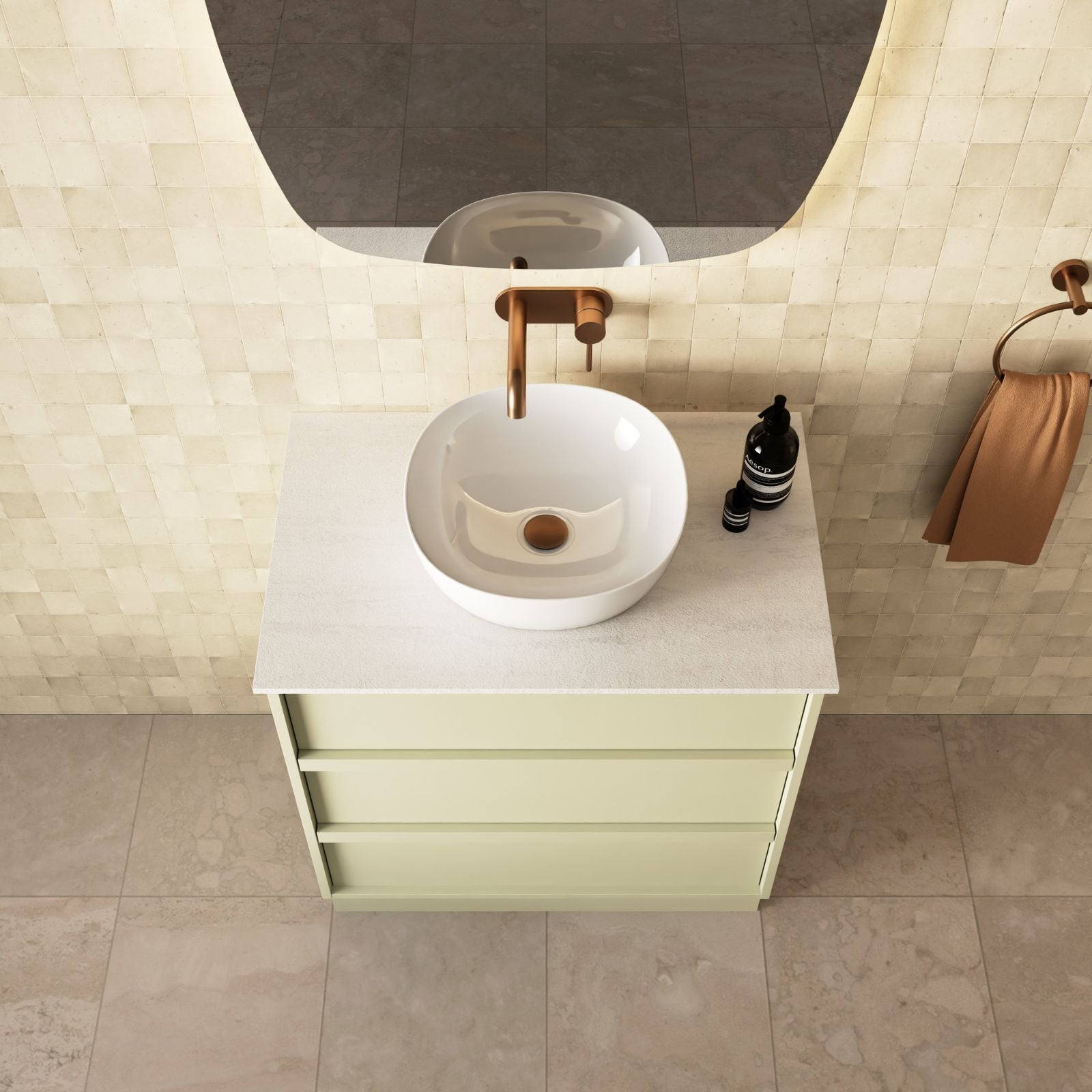 Marquis Marlo Floor Standing Vanity with Kickboard and Symphony Top MARLO2-FS-ST - The Blue Space