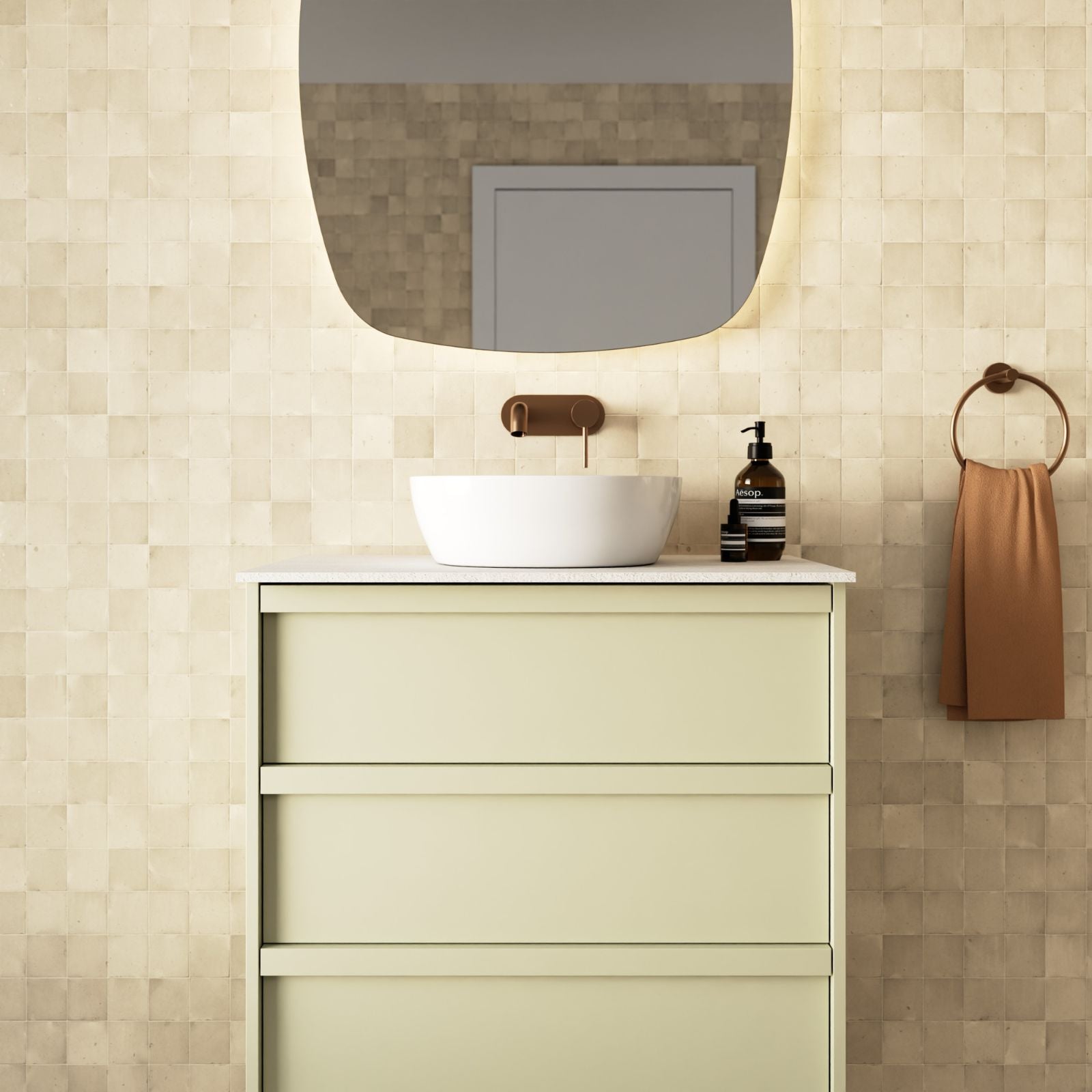 Marquis Marlo Floor Standing Vanity with Kickboard and Symphony Top MARLO2-FS-ST - The Blue Space