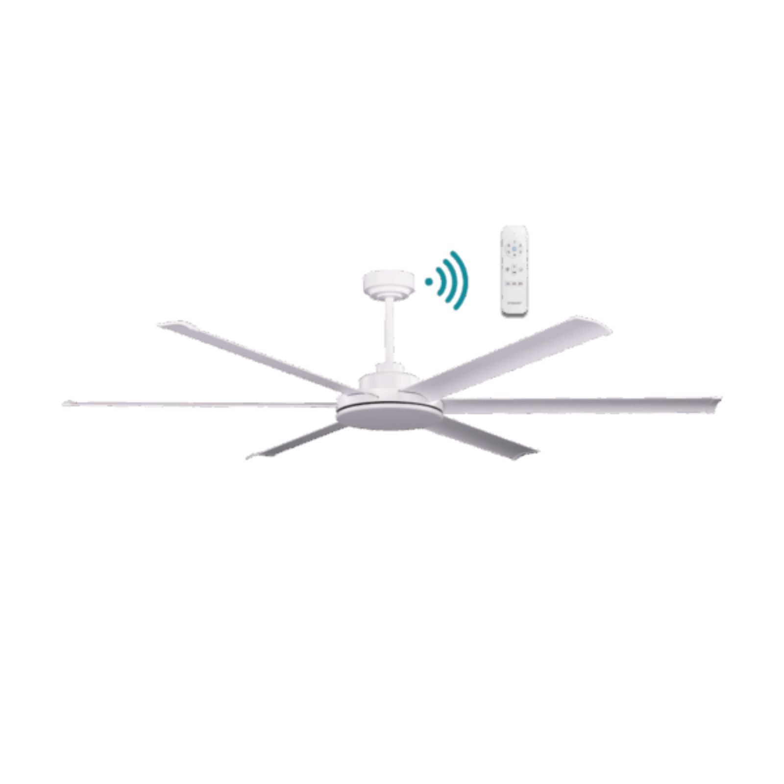 Martec Albatross II 2130mm DC Ceiling Fan Matte White MDCAB210W-KIT - The Blue Space
