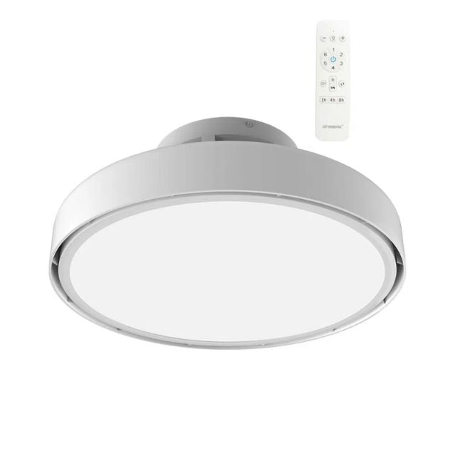 Martec Fantom DC 480mm Bladeless Ceiling Fan with LED Light White MFDC480W - The Blue Space