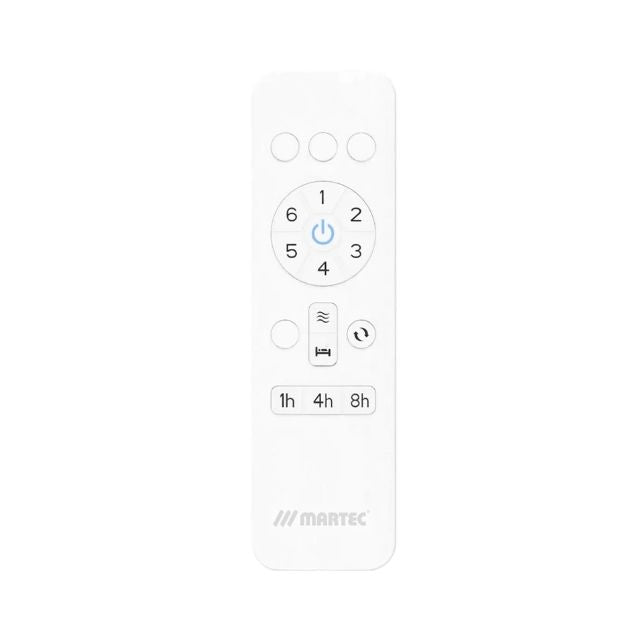 Martec Metro DC 1320mm Hugger Ceiling Fan White/Oak